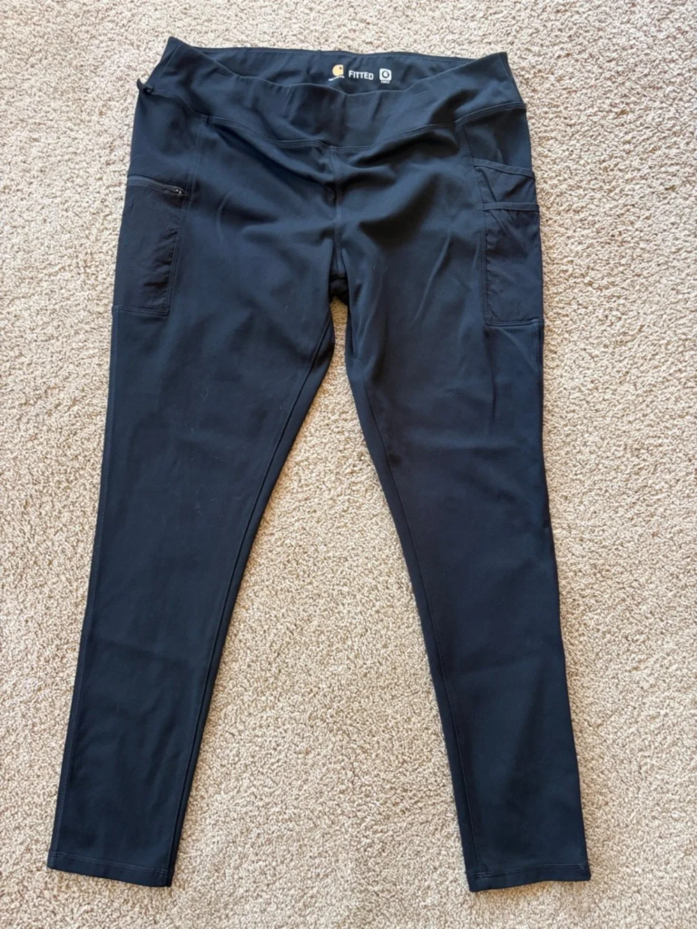 Carhartt Fitted Force Leggings with pockets women’s XL (16-18) Tall - Picture 1 of 11